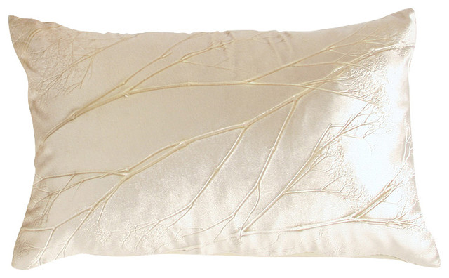 - Analia Silver Pressed Flower Velvet Silk Pillow, 12x20 & Reviews Houzz