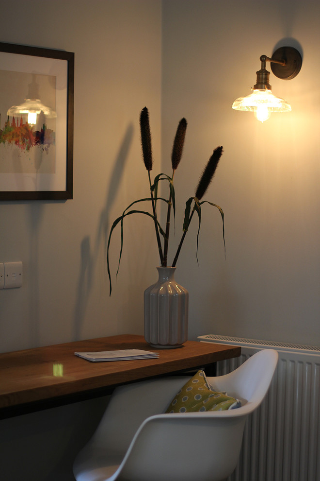 Design ideas for an industrial home office in West Midlands.