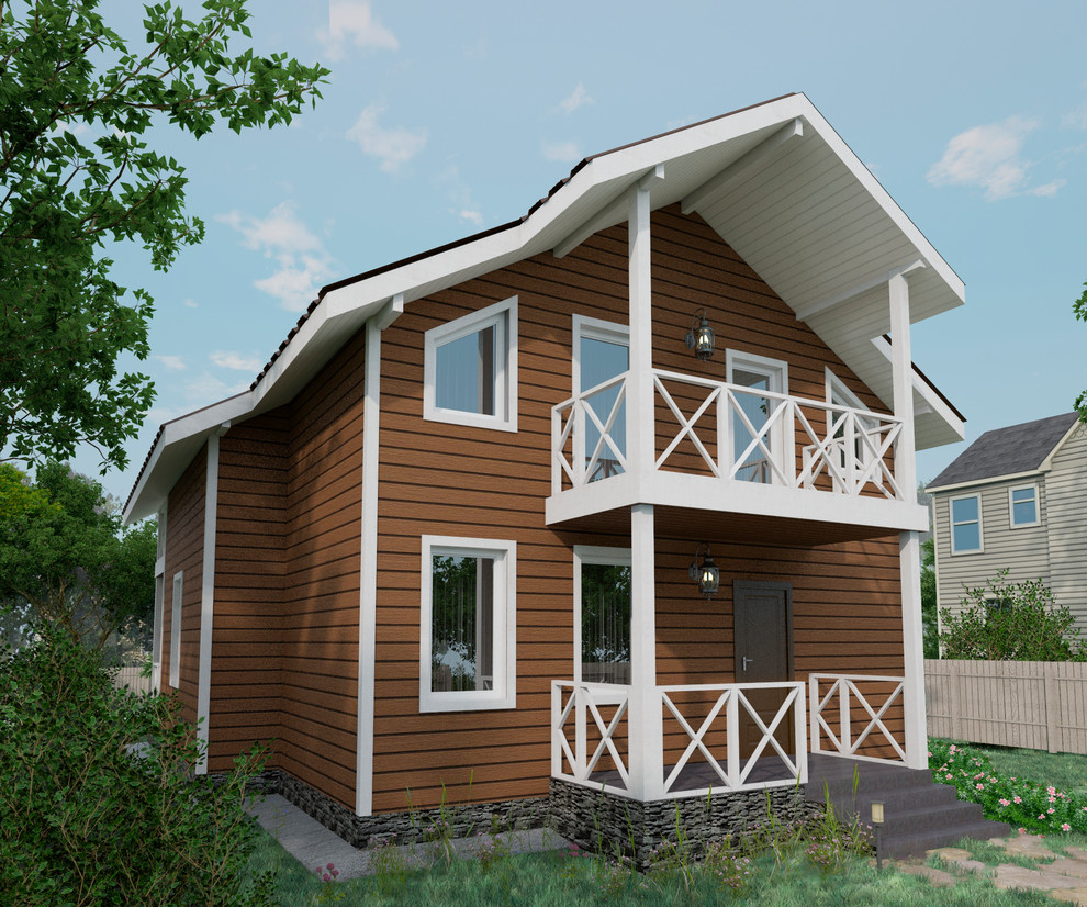 Проект каркасного дома для семьи с детьми