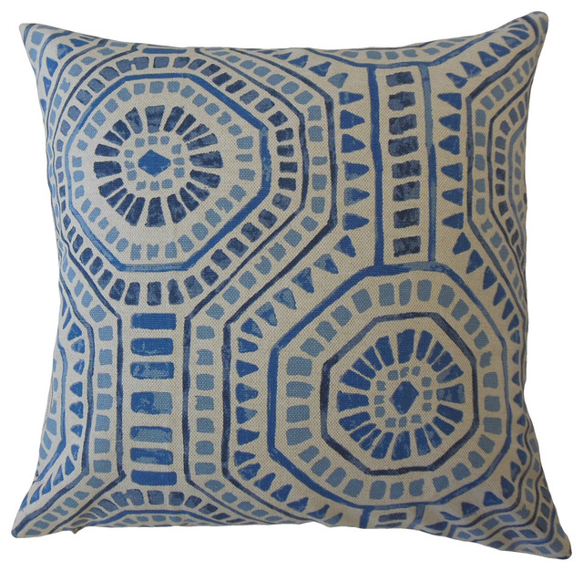 Nahuatl Geometric Throw Pillow Vivid Contemporary Decorative Pillows By The Pillow Collection