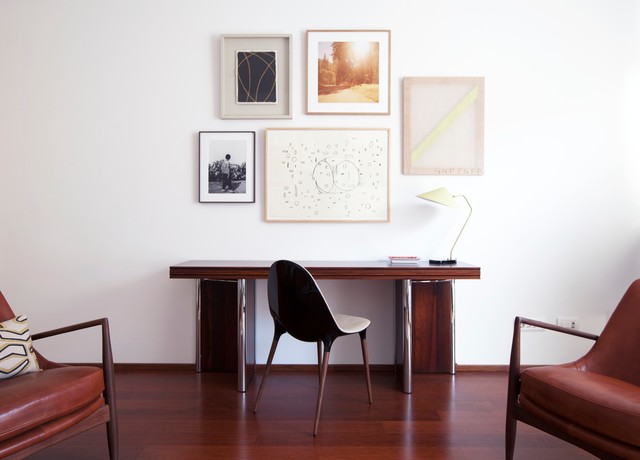 Pied-a-Terre midcentury-home-office