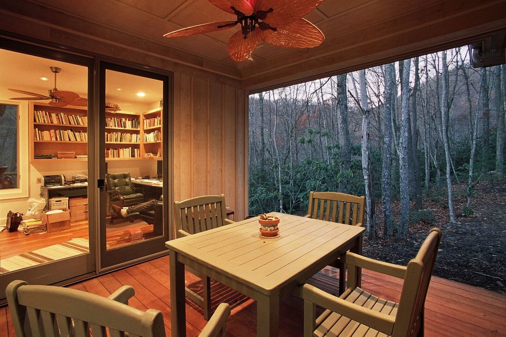 Deck - rustic deck idea