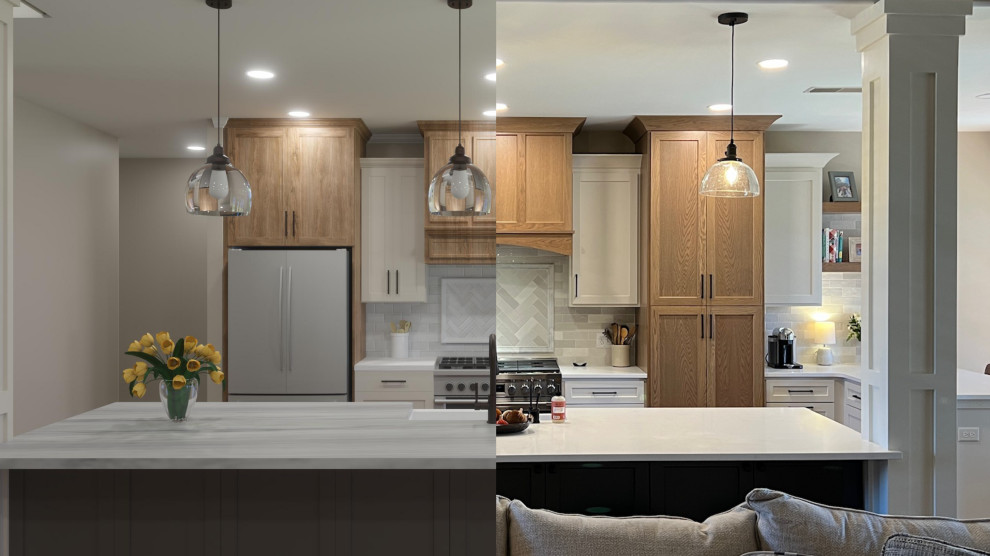 Chic Indian Lake Kitchen