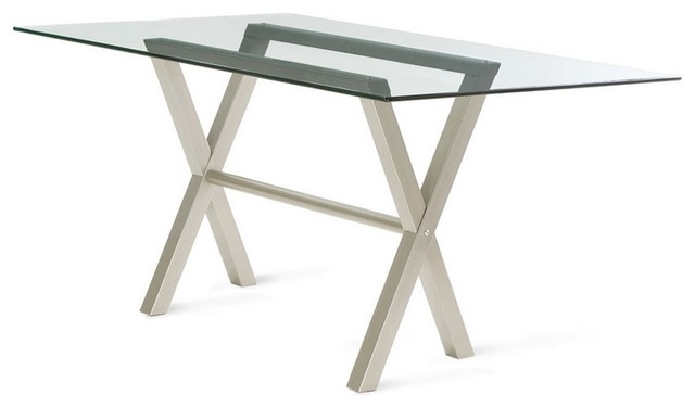Elegant Dinning Table Base For Rectangular Gl Top Modern Elegant Dinning Table Base For Rectangular Gl Top
