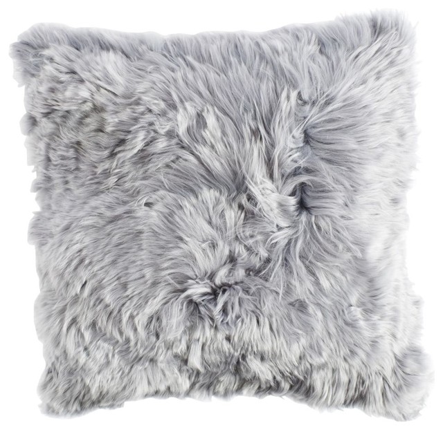 Alpaca Pillow, Dark Grey