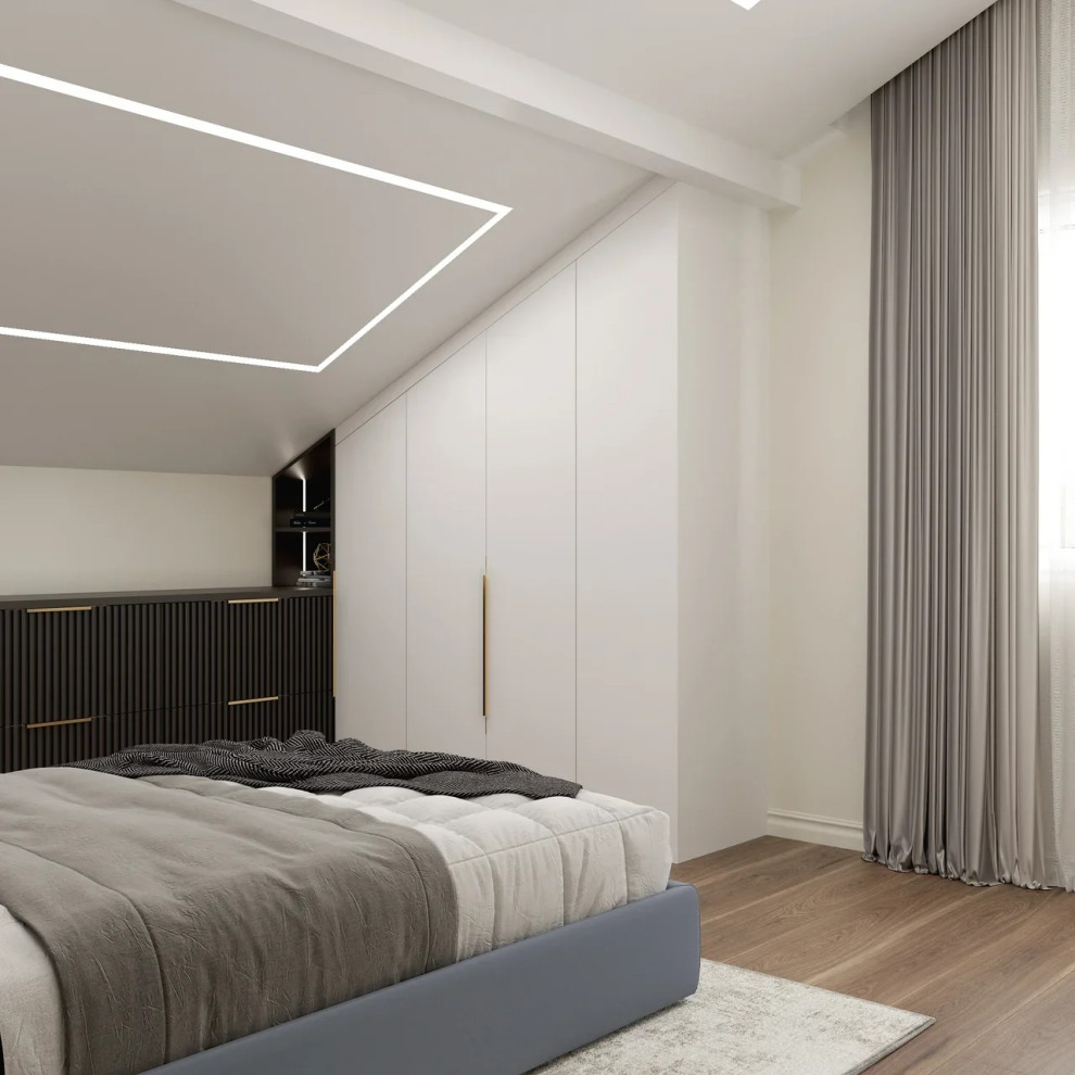 Частный дом, дизайн-проект неоклассика