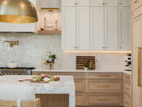 Transitional Kitchen by Cruz Interiors Inc.