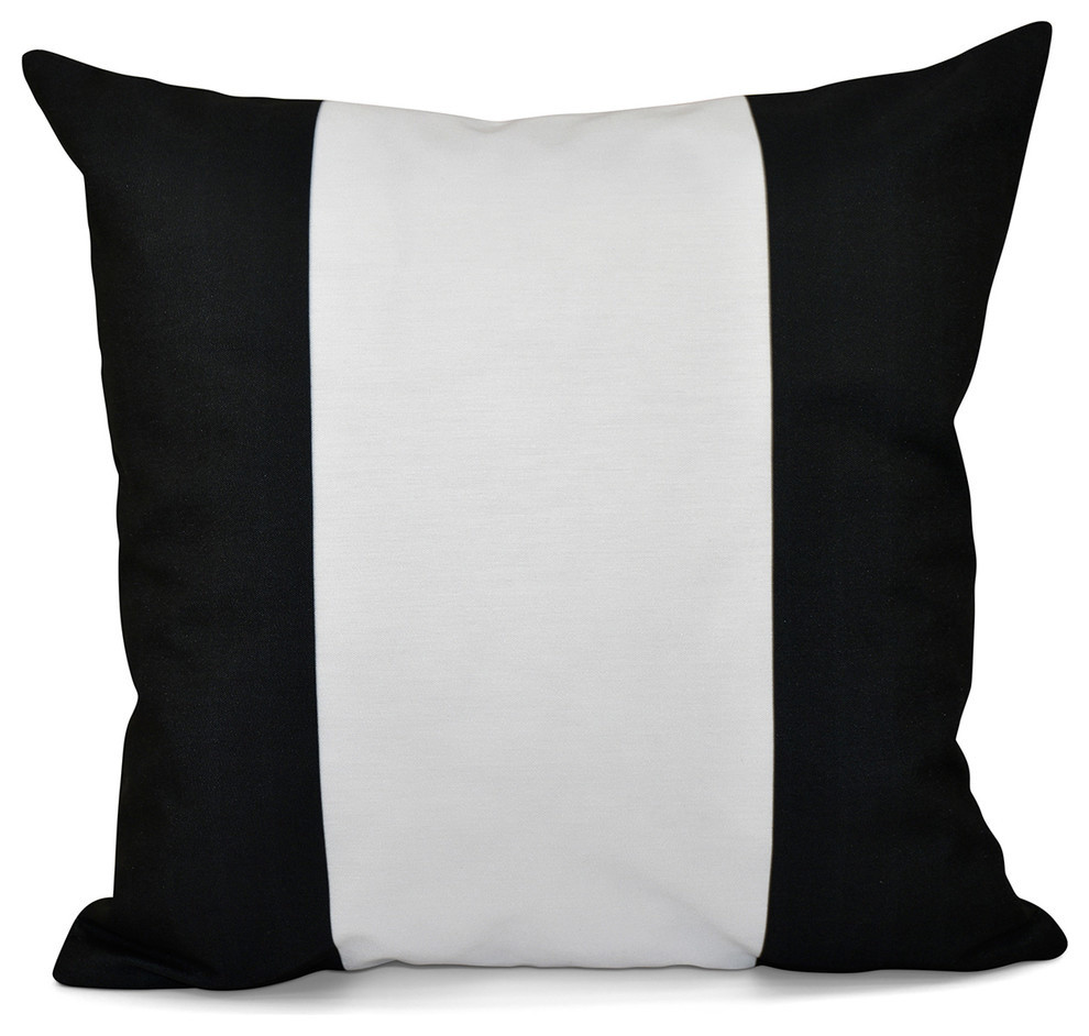 E by design Decorative Pillow Black