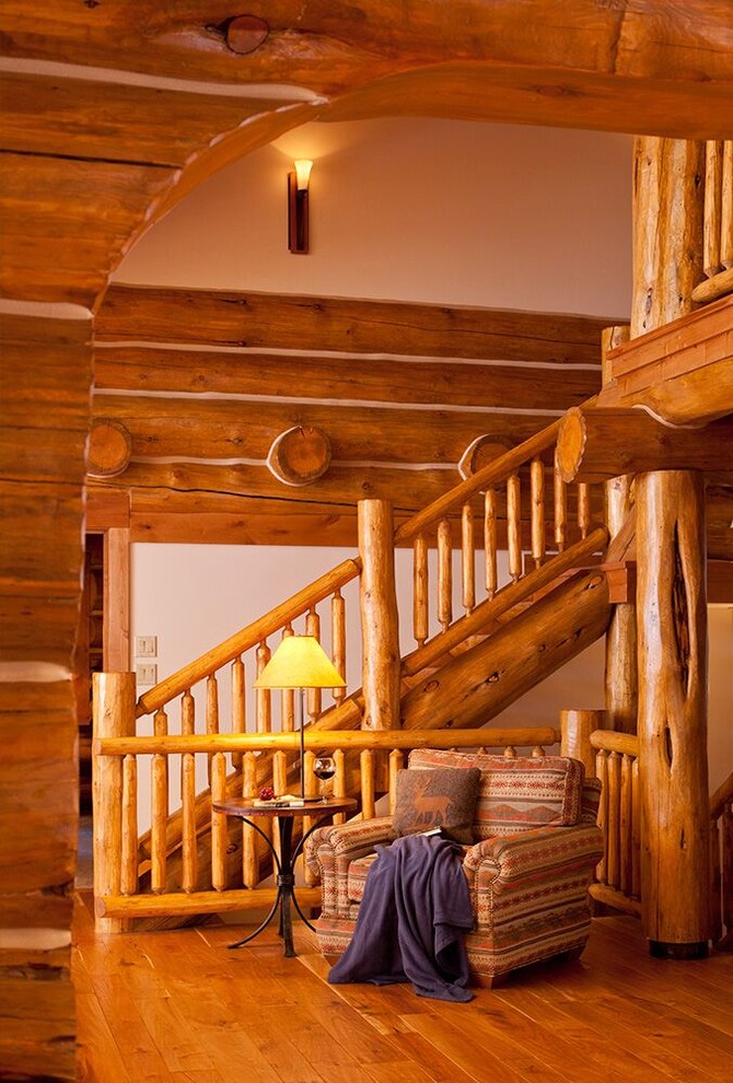 Staircase - rustic staircase idea