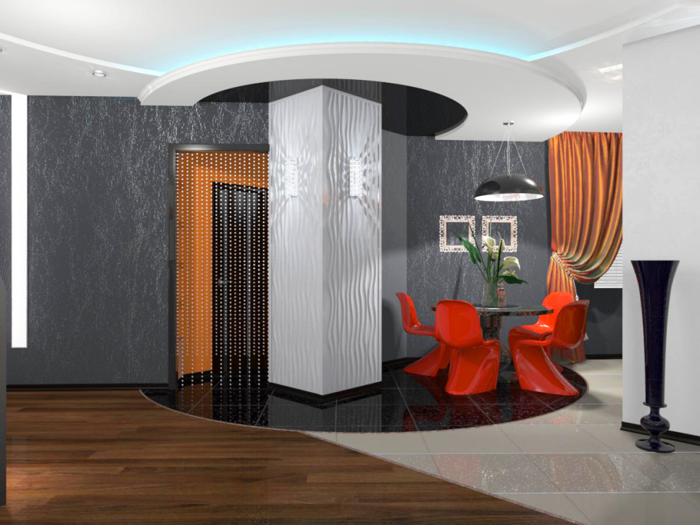 визуализация "Гостиная - студия"