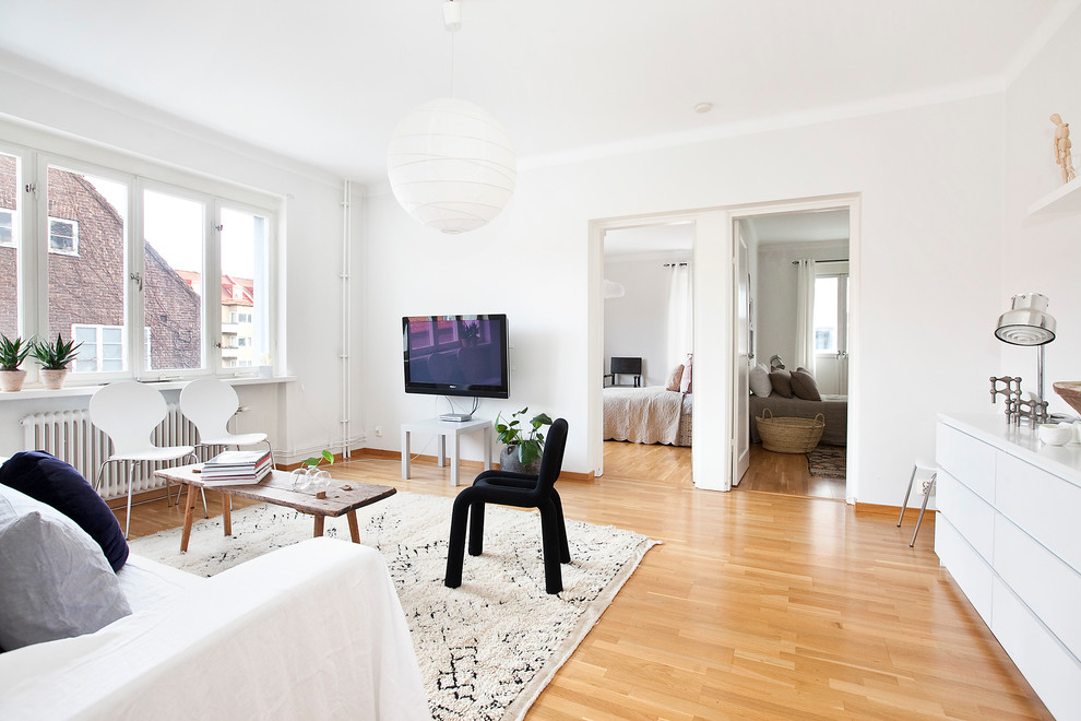 This is an example of a scandinavian living room in Malmo.