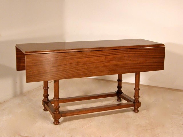 The No. 660 Drop Leaf, Turned Leg Dining Table