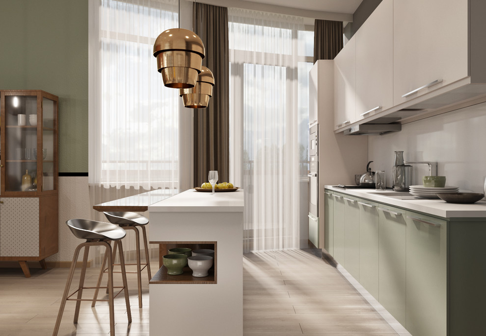 Дизайн интерьера квартиры в жилом комплексе “Tengiz Towers”