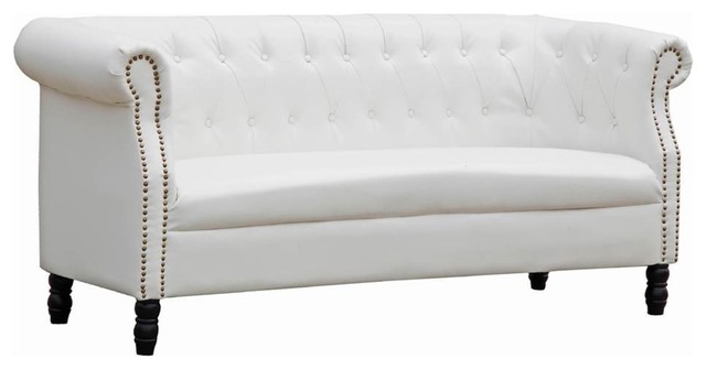 Fine Mod Imports Chester Sofa White