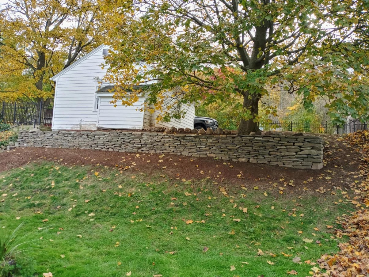 dry stacked wall
