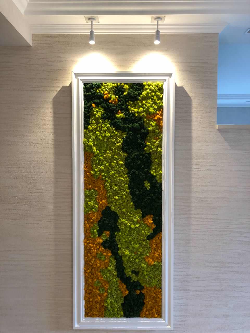 Панно из ягеля в доме