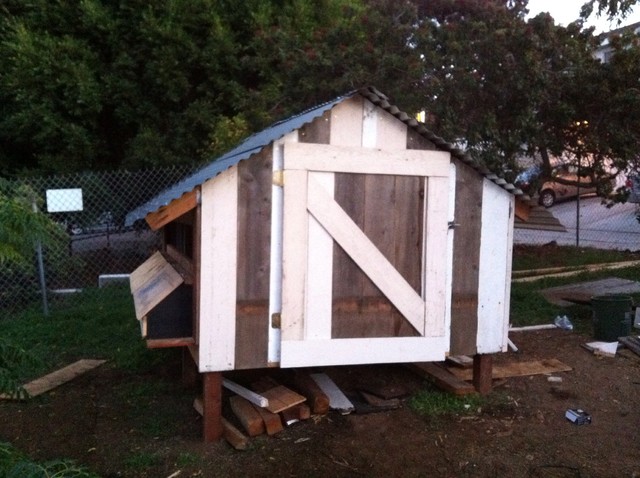 Reclaimed Wood Chicken Coop - Eclectic - Shed - San Diego - by San 