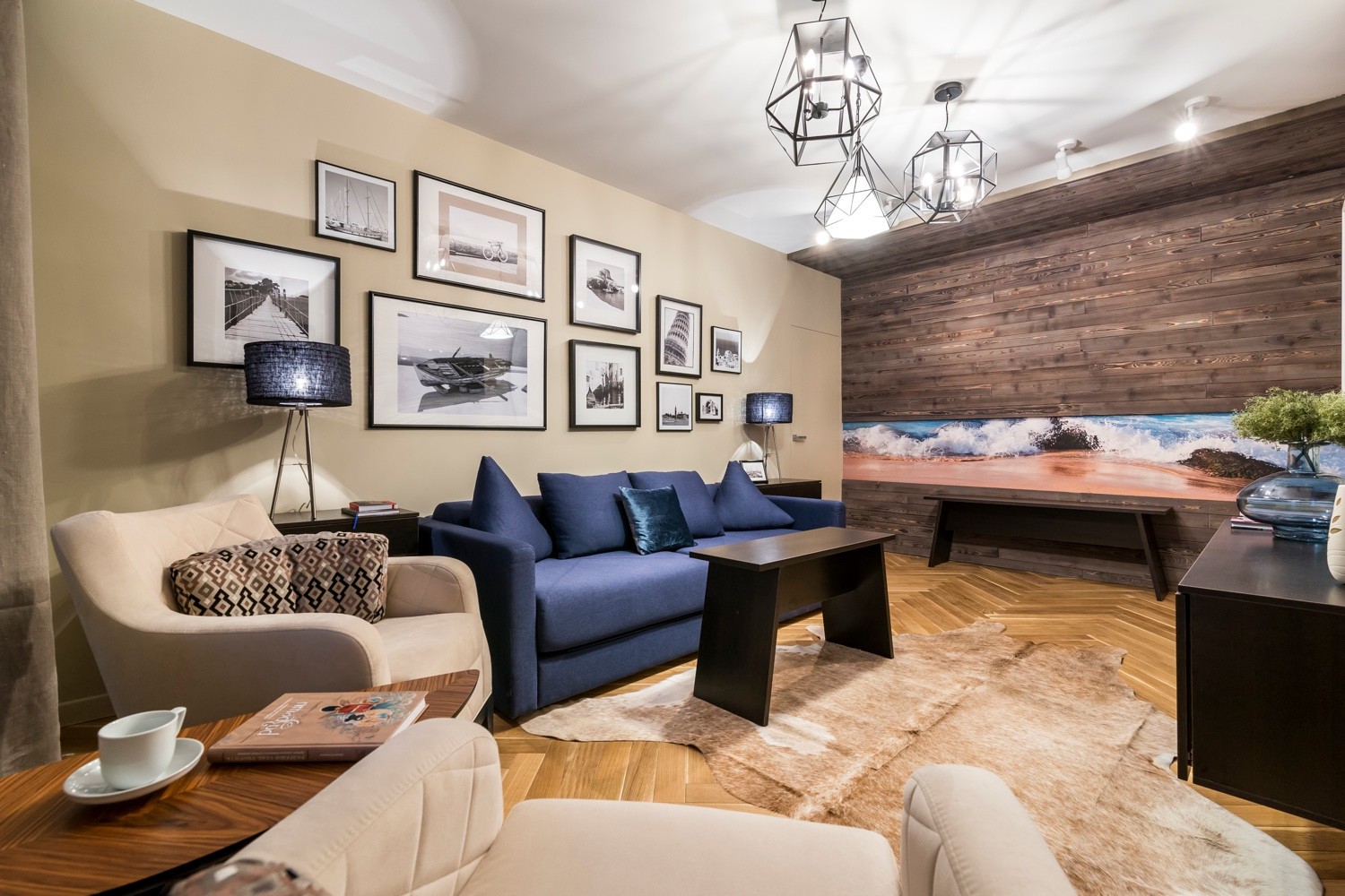 Гостиная с видом на море