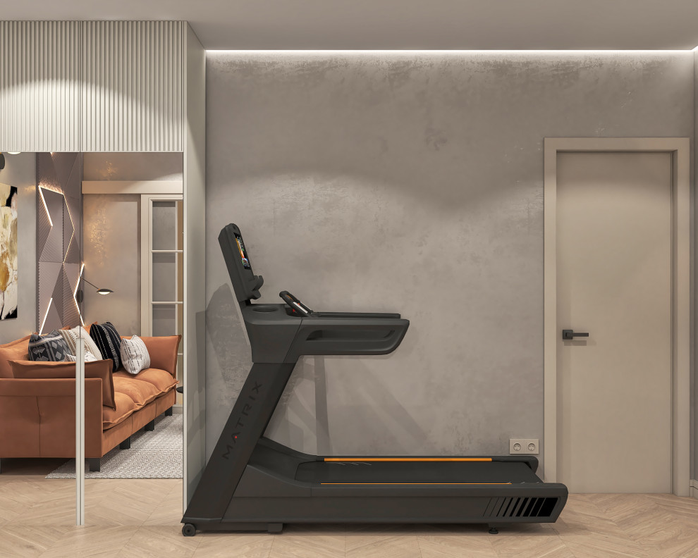 Яркая и спортивная квартира