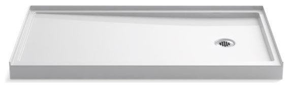 Kohler Rely 60" X 32" Single-Threshold Shower Base with Right-Hand Drain, White