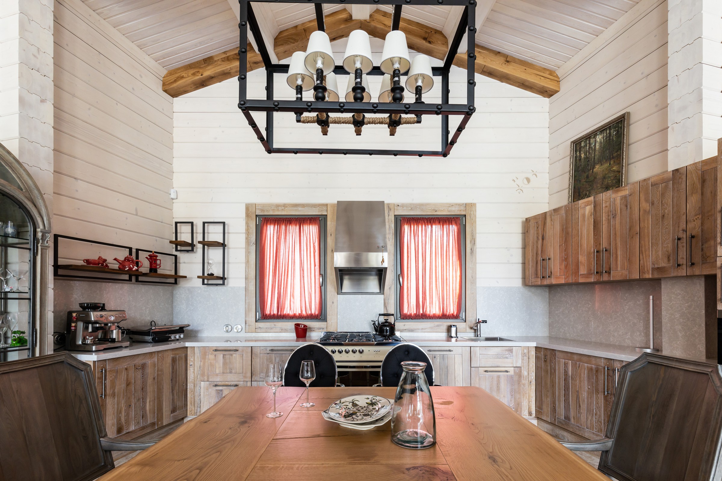 Реализованный проект загородного дома из бруса