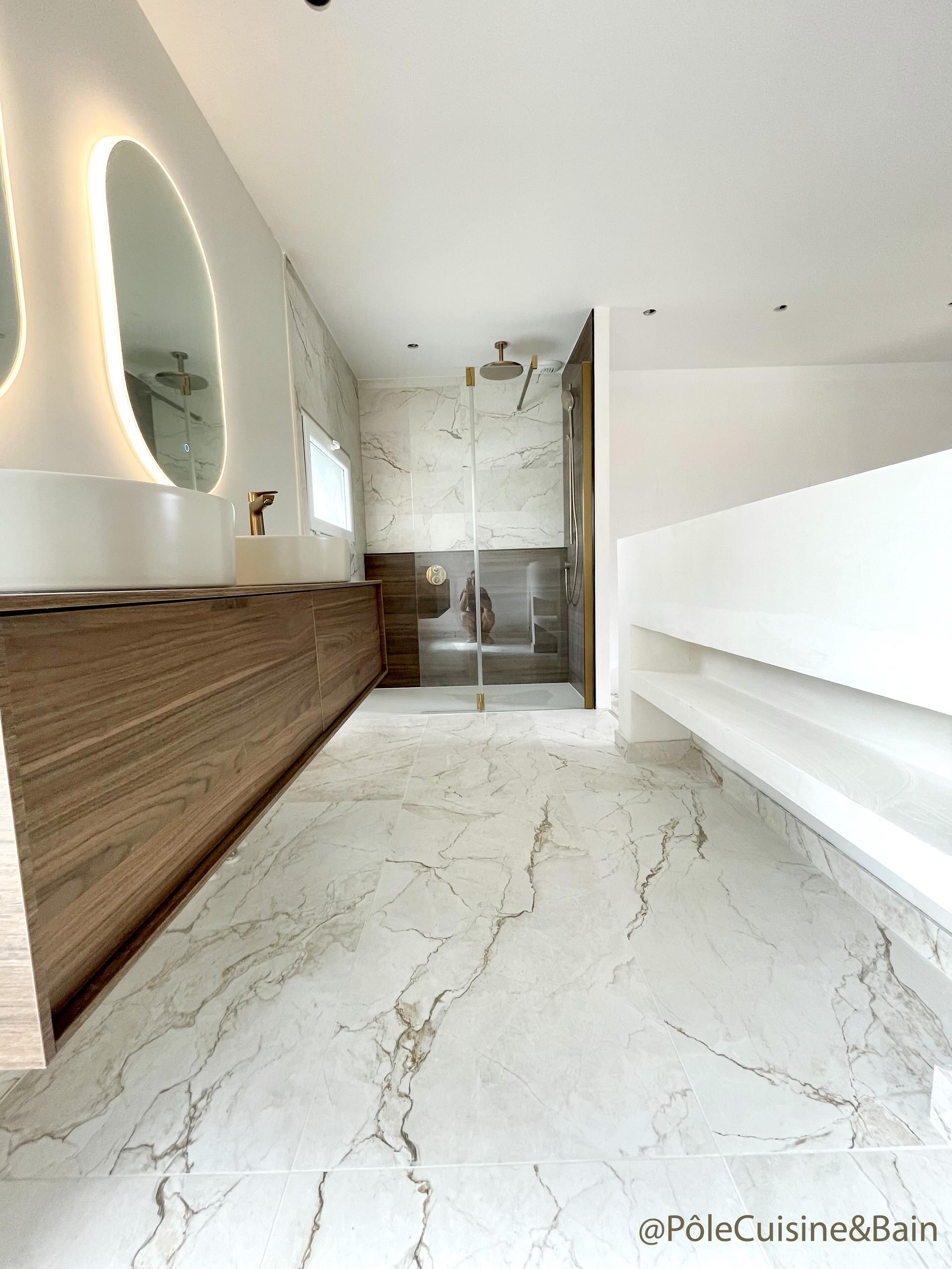 SALLE D'EAU: création dans une chambre parentale de 25m²