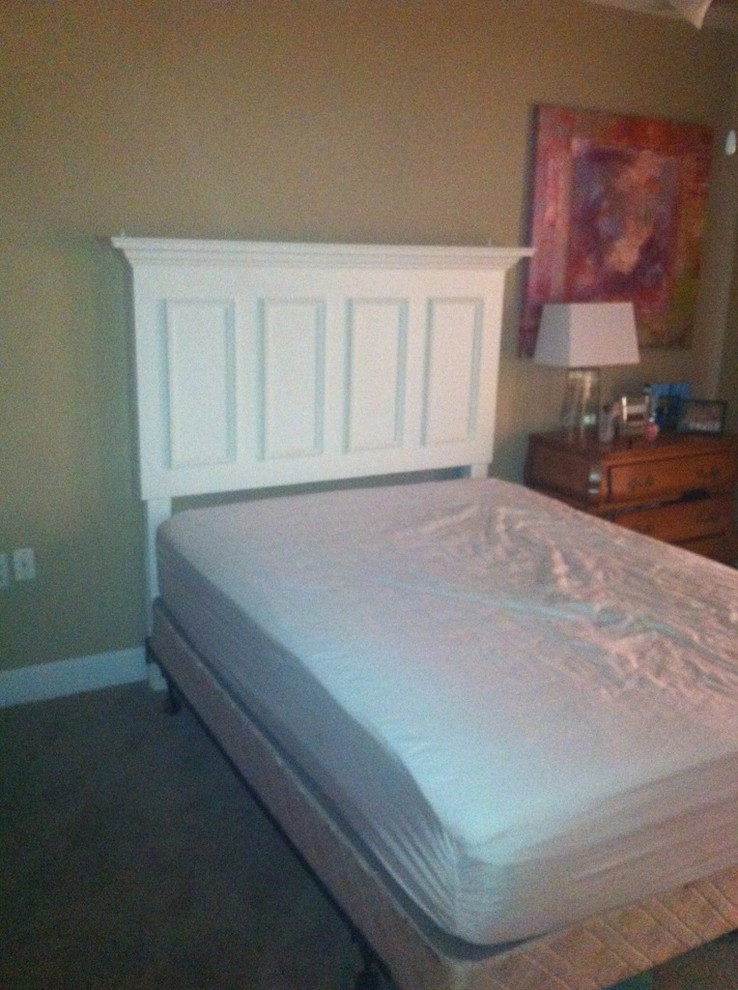 Country bedroom photo in Dallas