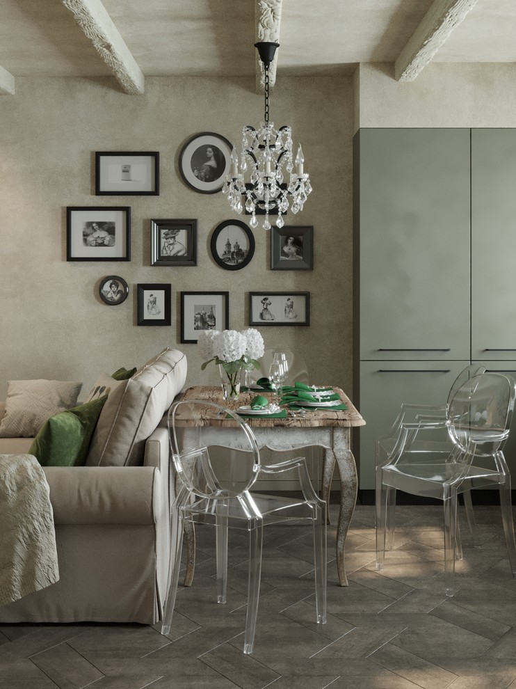 Визуализация  гостинной таунхауз жк "Орловъ"