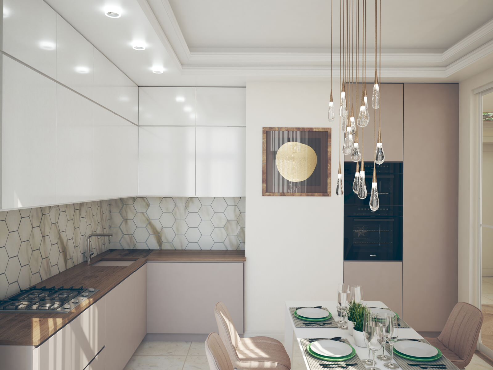 Неоклассика в 69 кв м