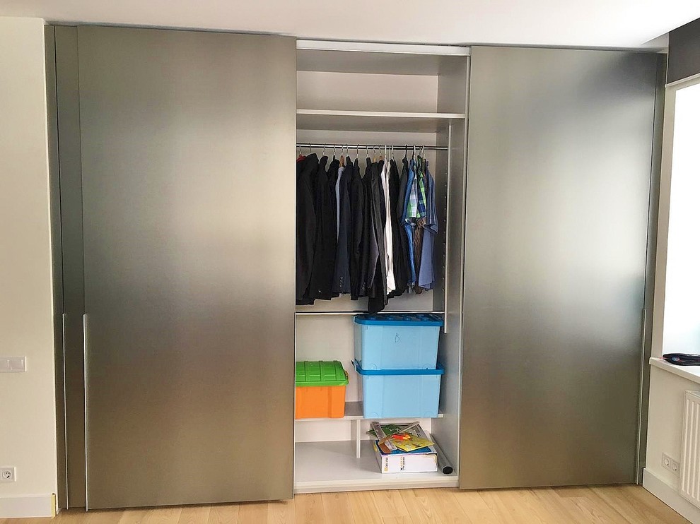 Metal Sliding Door Wardrobe