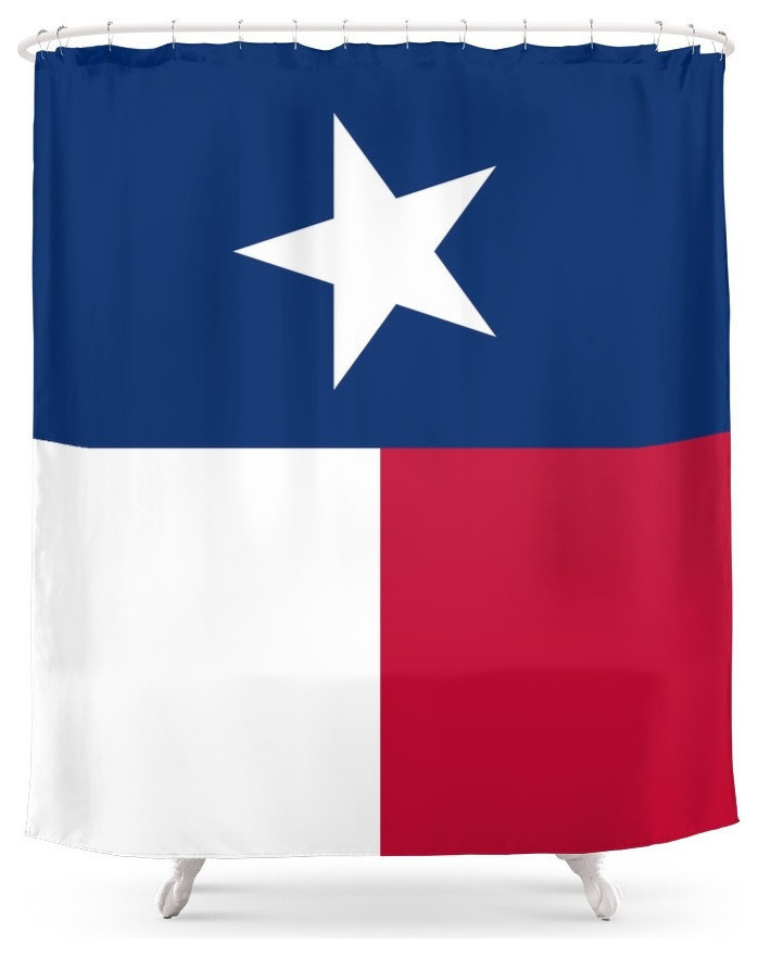 State Flag Of Texas Official Vertical Banner Version Shower