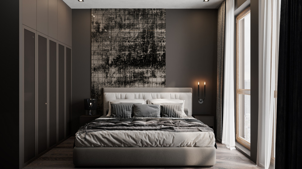 Дизайн спальни и сан узлов