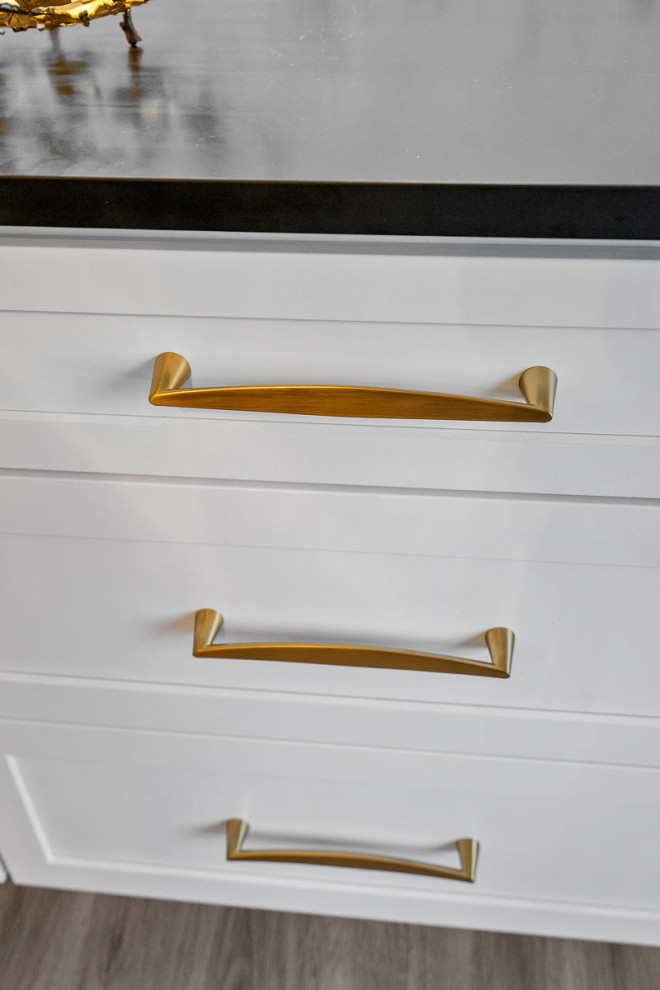 Transitional home design photo in Boston