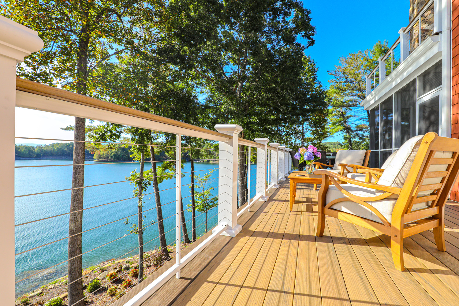 New Deck on Lake James