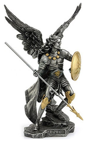 Archangel Raphael Statue by Veronese Design - Traditional - Decorative ...