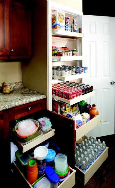 Pantry Pull Out Shelves - Kitchen - Atlanta - by ShelfGenie