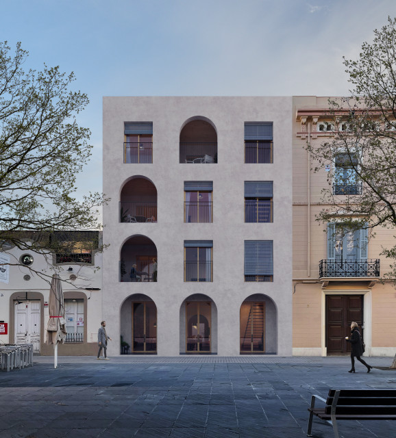 Edifici Plurifamiliar a Vilanova trendy-hus-og-facade
