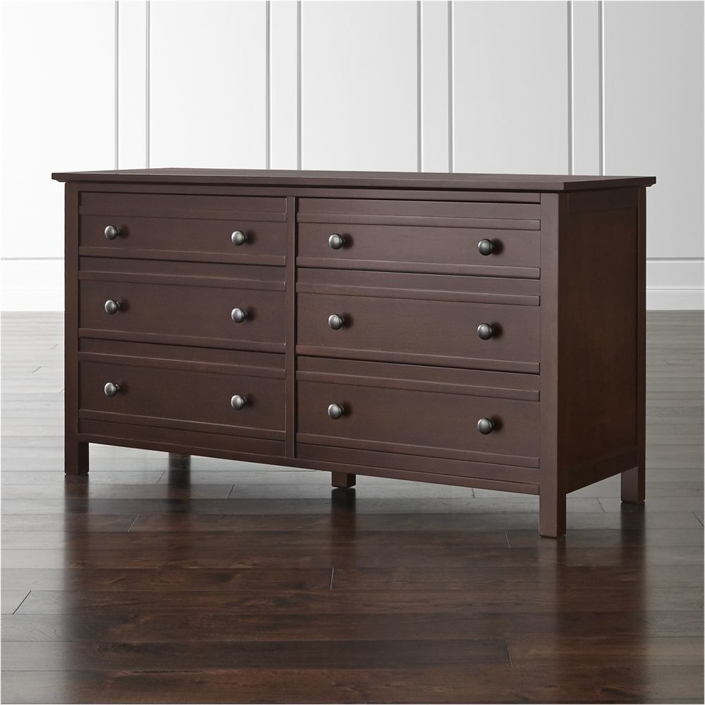 Brighton Coffee 6-Drawer Dresser