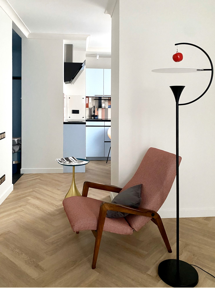 Малые м2 - не помеха комфорта. Смелый и яркий интерьер для молодой семьи