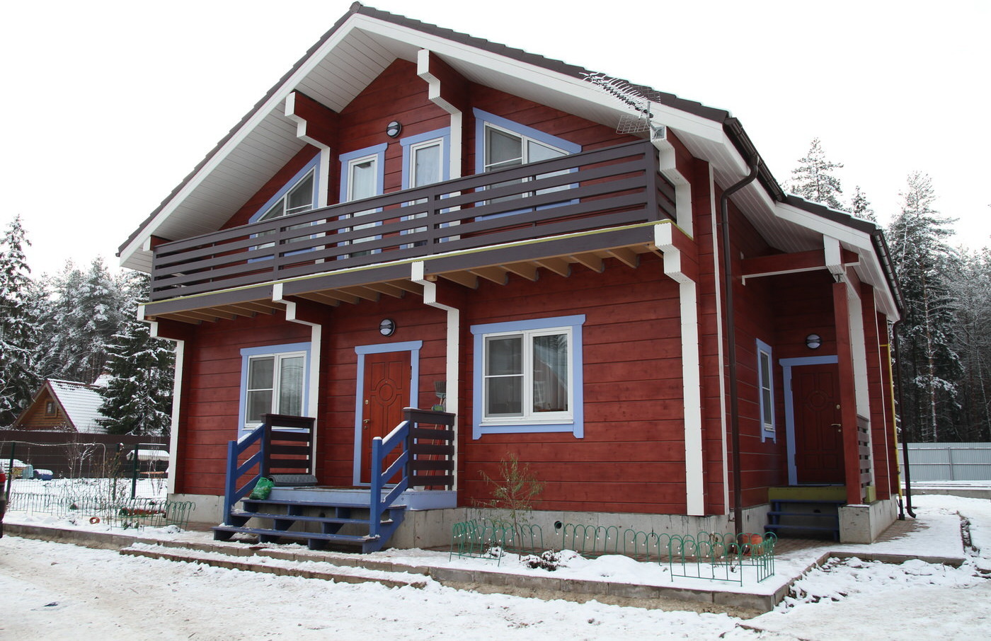 Деревянный дом из клееного бруса 300 кв.м. (СП-300)