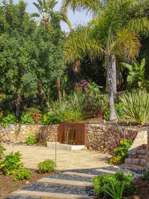 Villa C&ocirc;t&eacute; Mer tropisch-garten