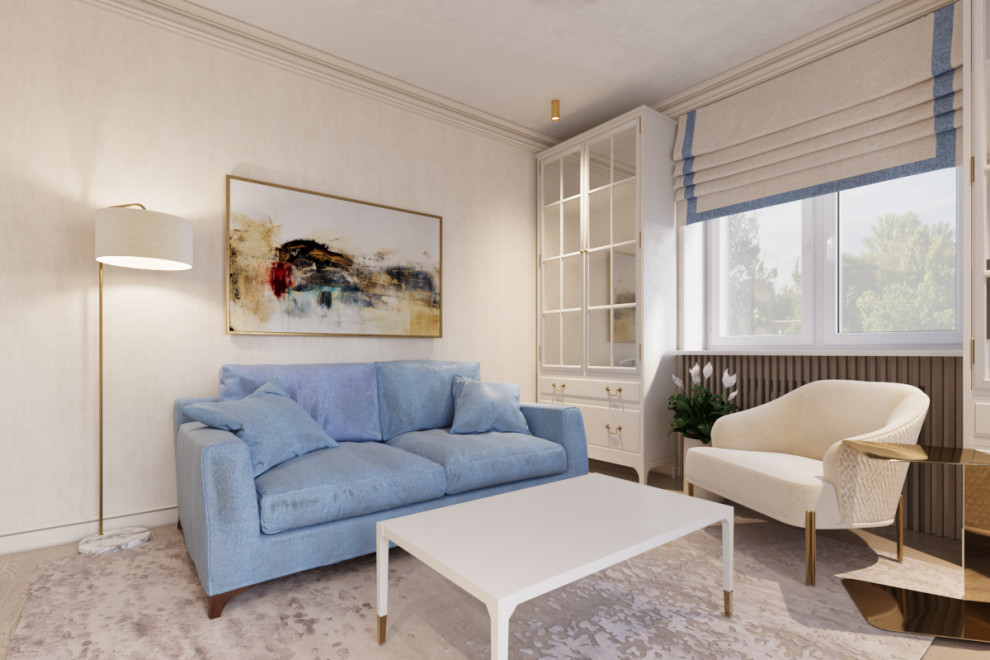 Проект квартиры "Голубая нега"