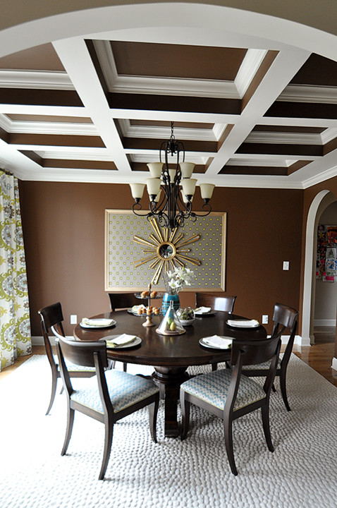 Photo of a contemporary dining room in Charlotte.