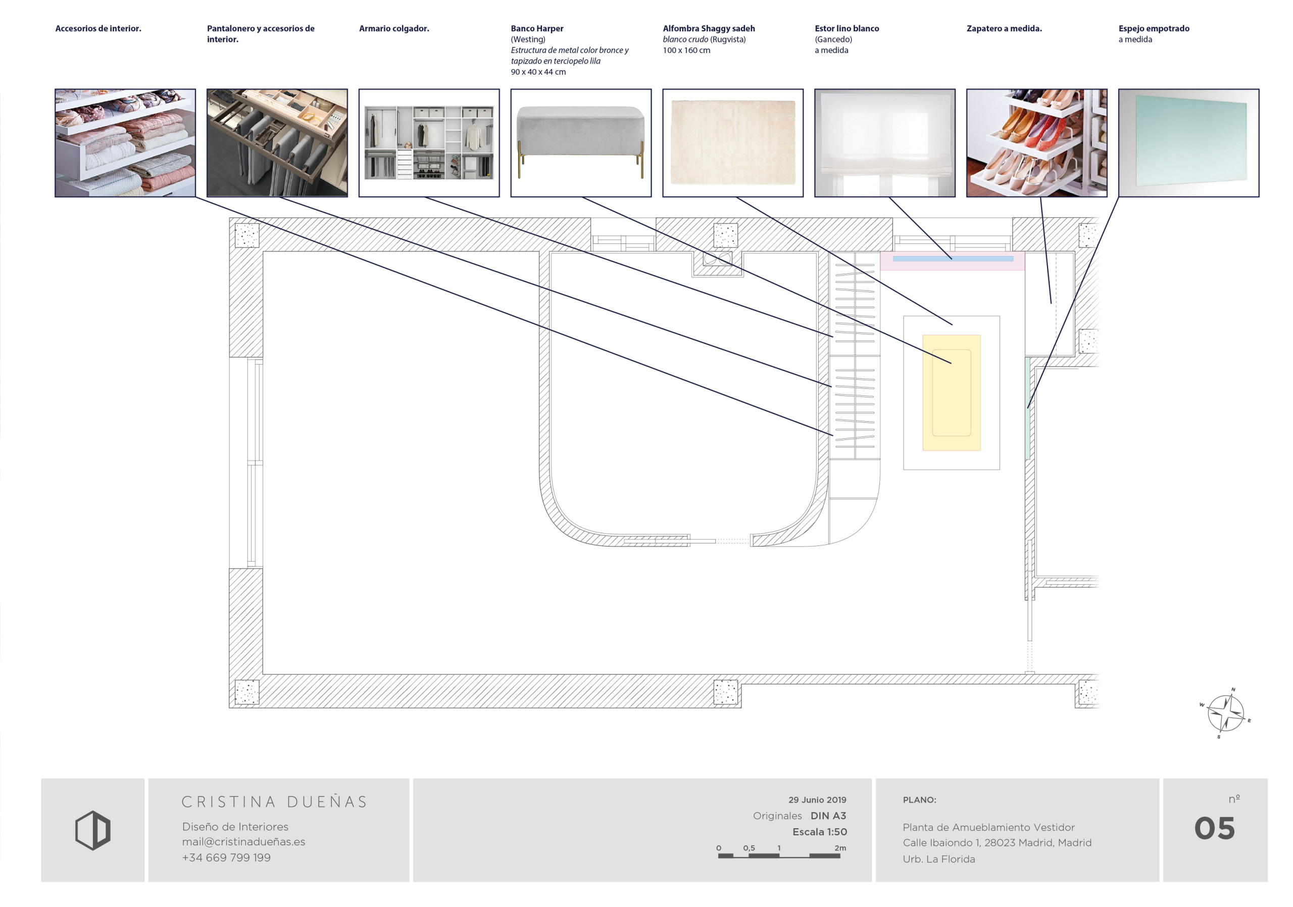 Planta Amueblamiento Vestidor