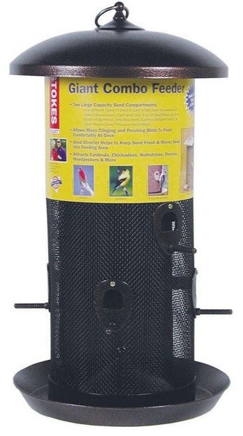 Stokes Select Wild Giant Combo Bird Feeder Transitional Bird