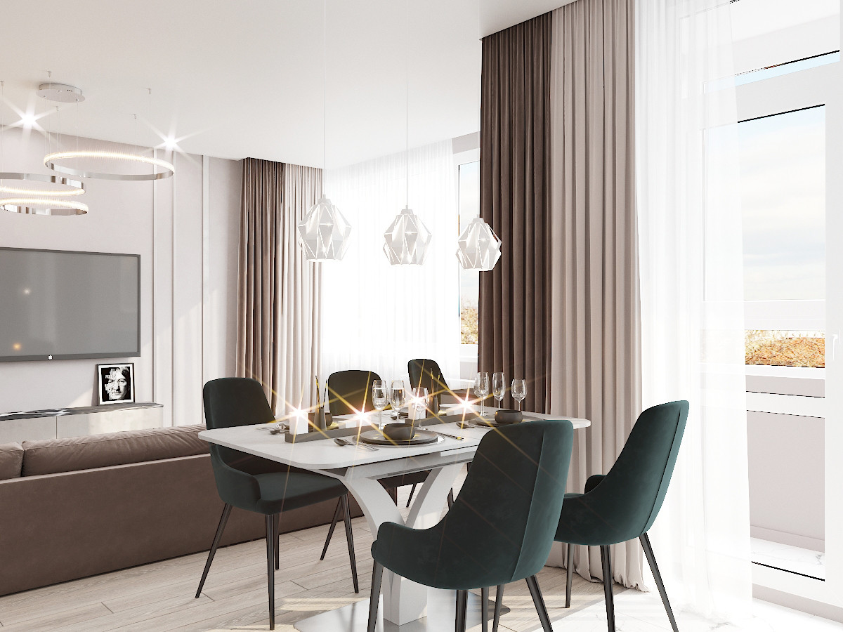 Трехкомнатная квартира в ЖК "Успенский"