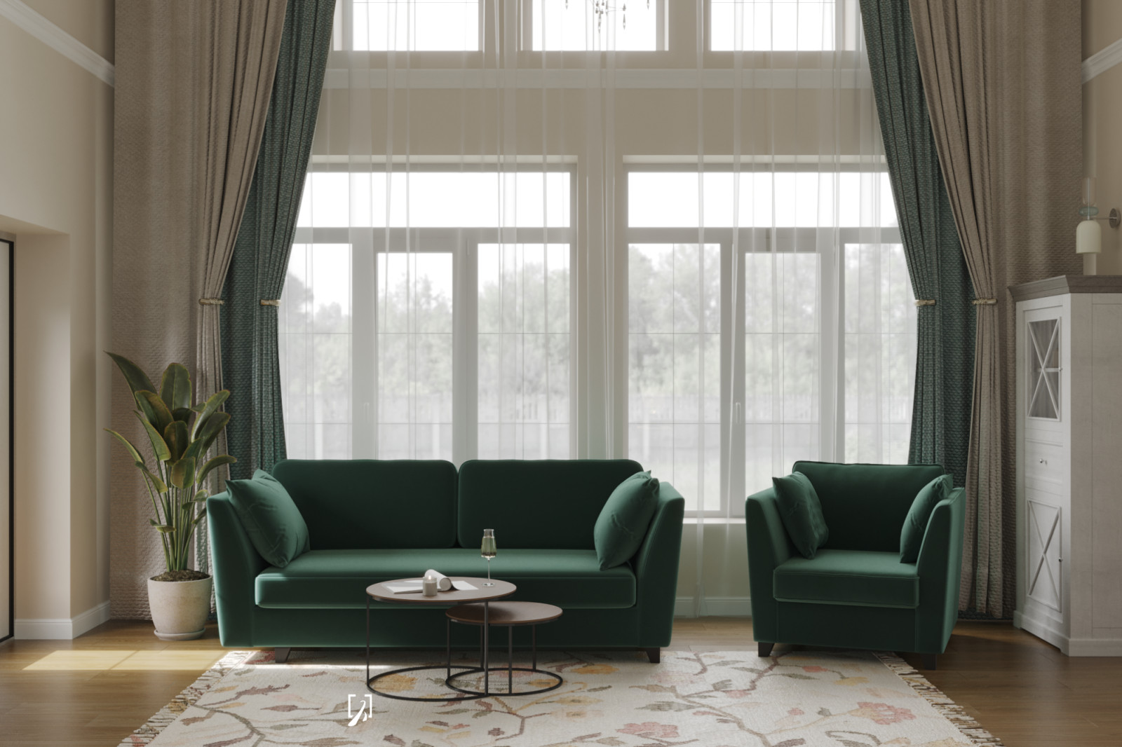 Загородный дом интерьер