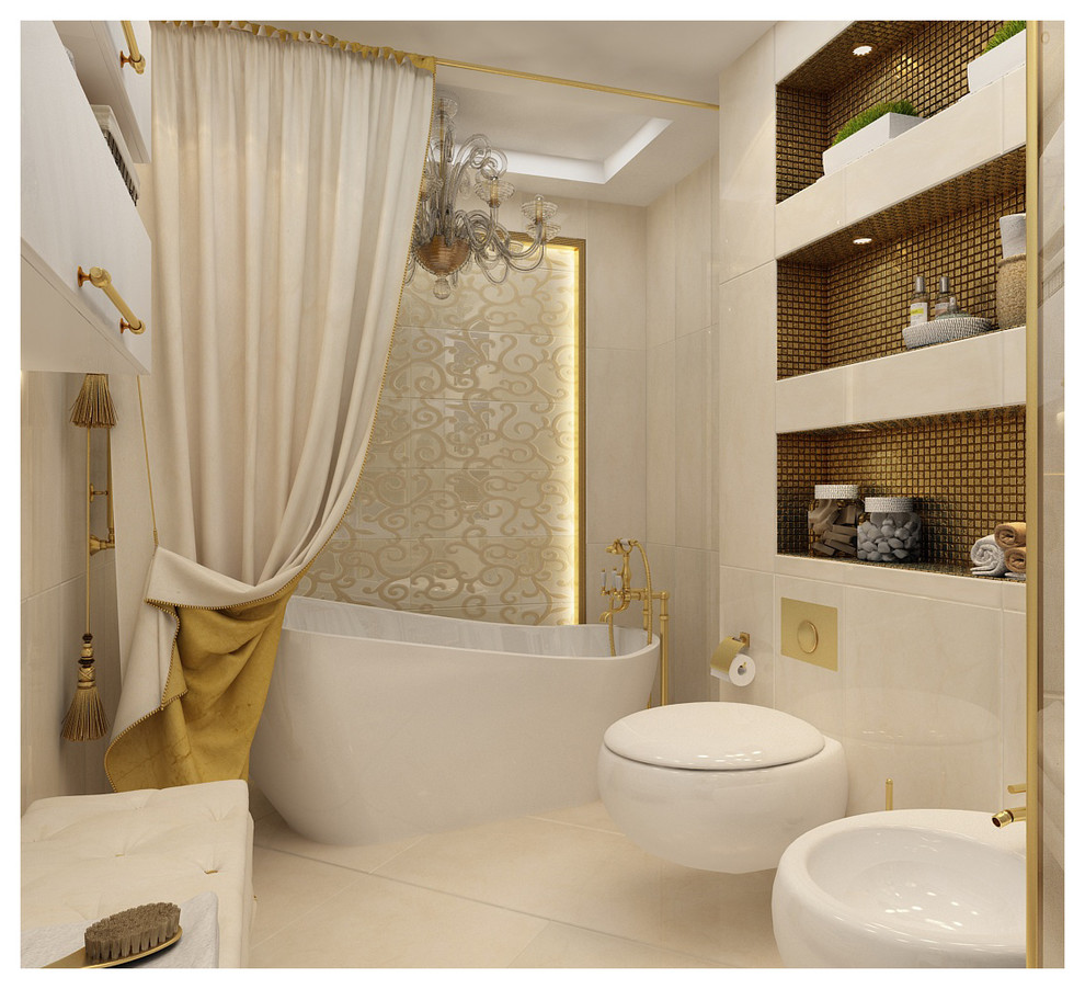 Двухэтажный дом в современном стиле