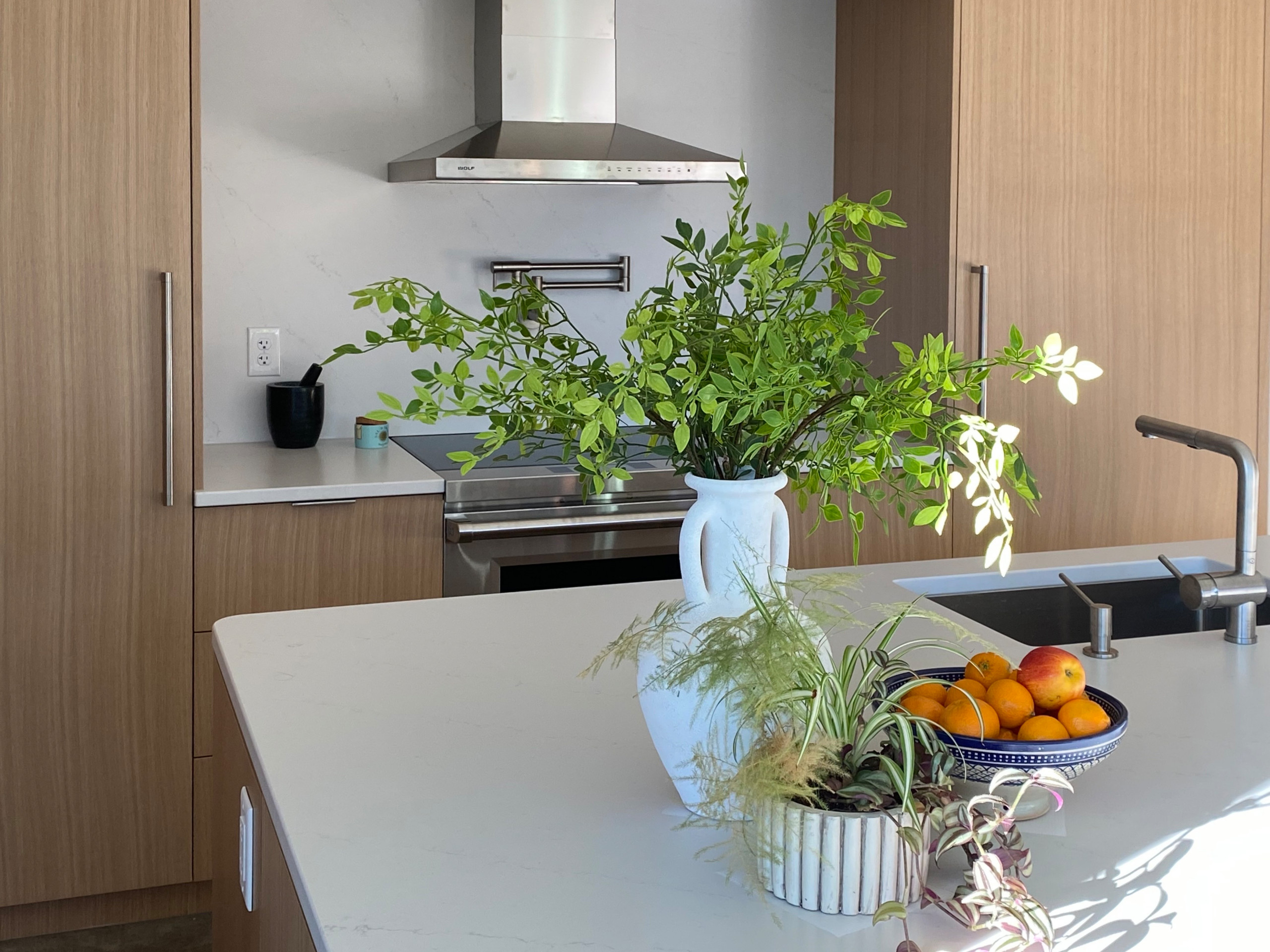Modern White Oak Kitchen