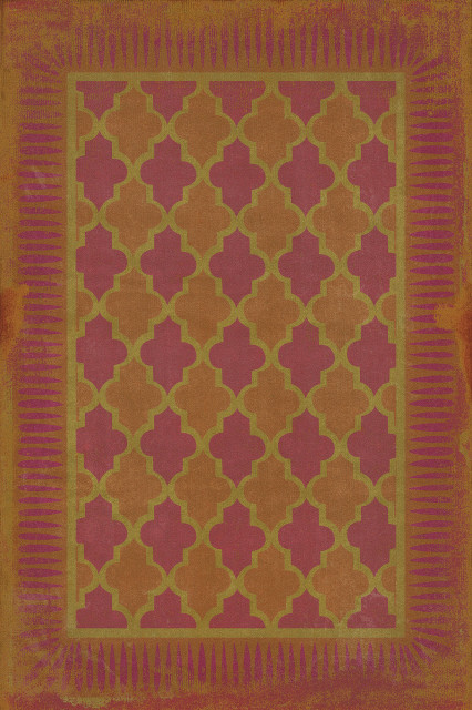 Pattern 10 Magic Carpet 20x30 Vintage Vinyl Floorcloth